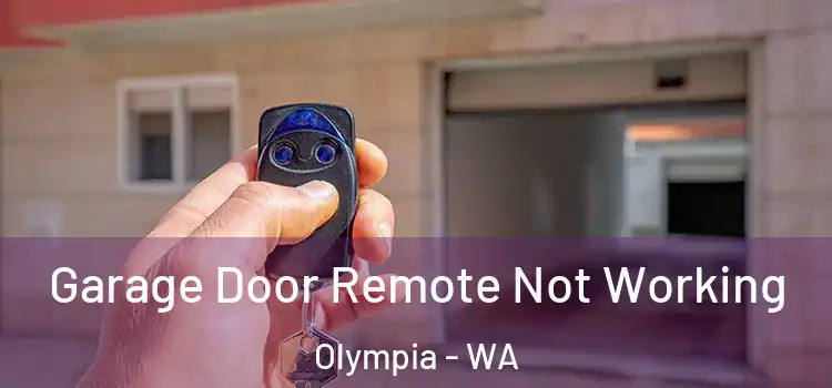  Garage Door Remote Not Working Olympia - WA